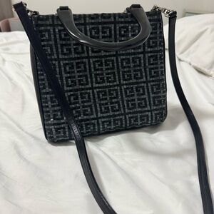 Elegant Black Givenchy Patterned Women's Bag/ crossbody